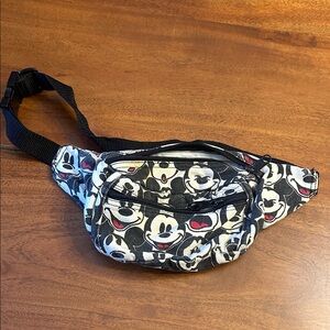 Vintage Mickey and Co wdw Mickey Mouse Patterned kids Waist Bag